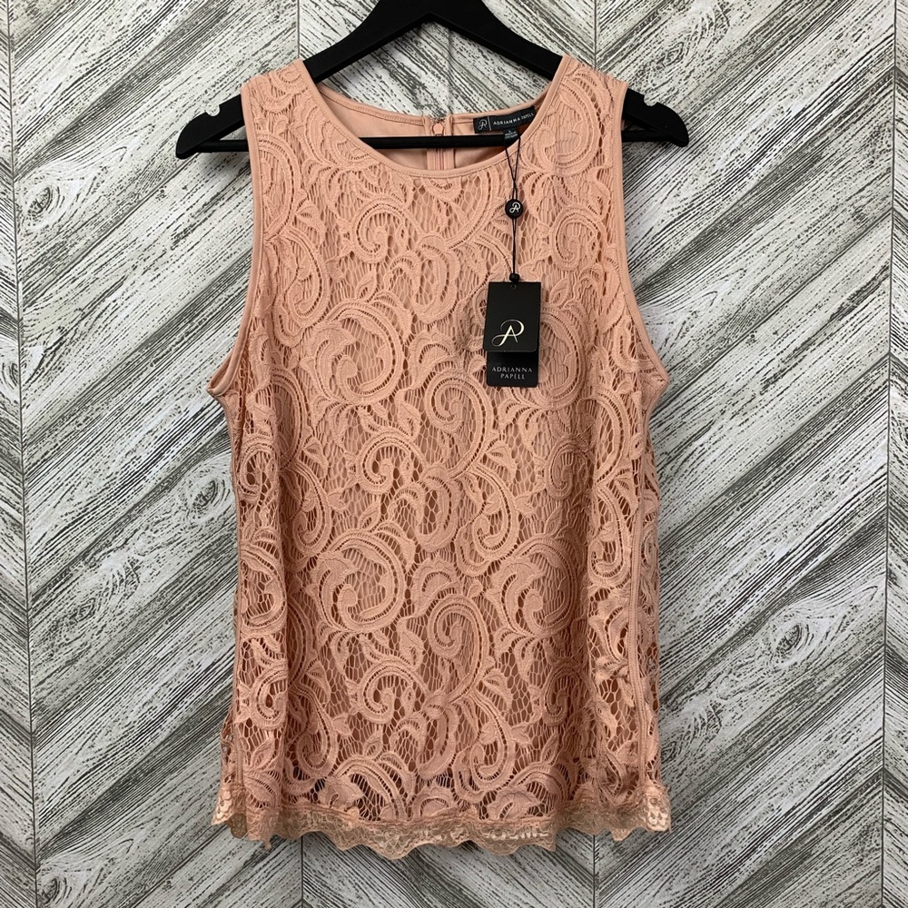 Adrianna Papell • Sleeveless Lace Top